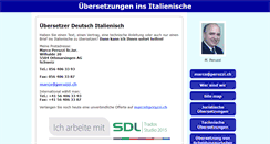 Desktop Screenshot of peruzzi.ch